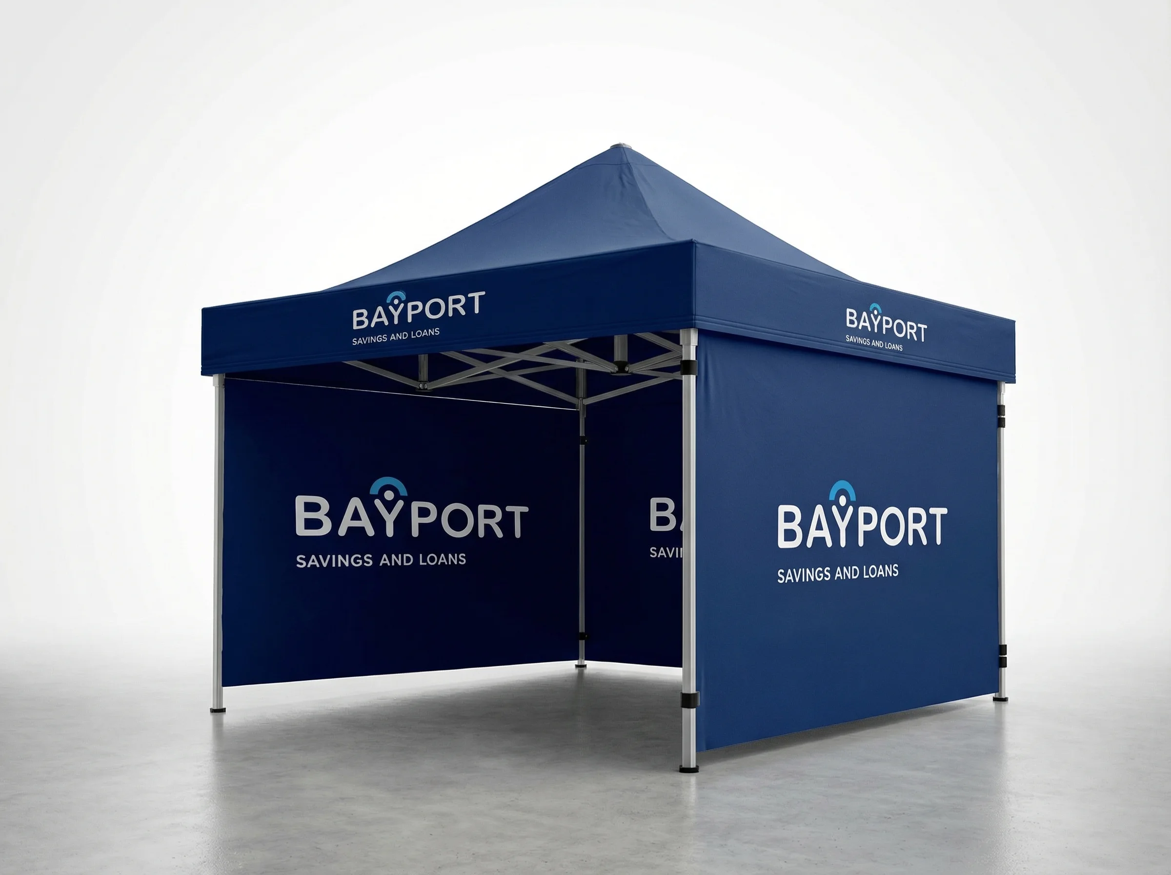Bayport branded event gazebo